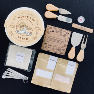A Little Thing - Wine Not: Adult DIY Cheese Making Gift Set with Wine