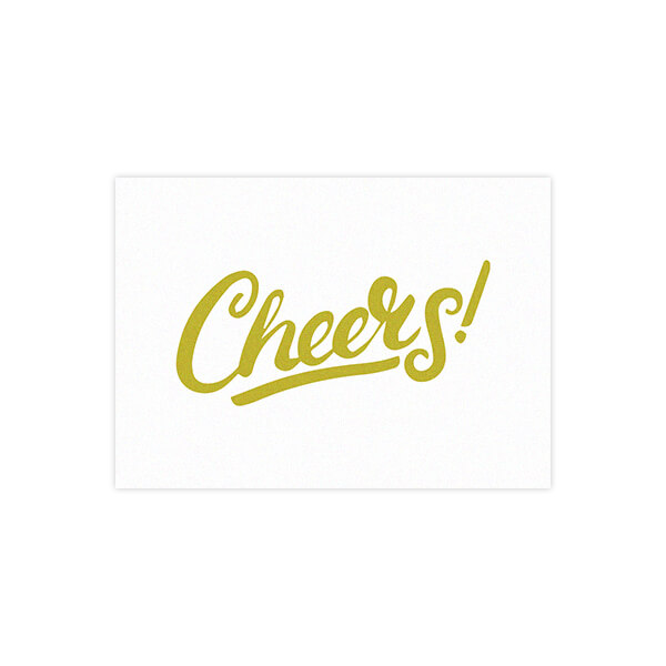 'Cheers' Greeting Card