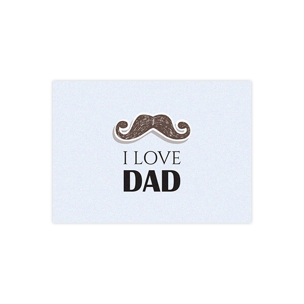 'I Love Dad' Greeting Card