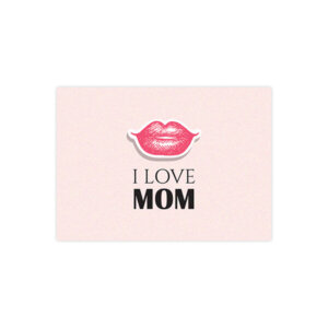 'I Love Mom' Greeting Card