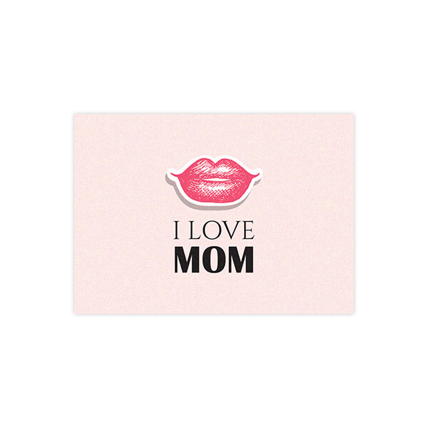 'I Love Mom' Greeting Card