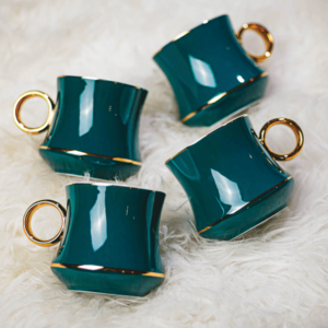 A Little Thing: Ready to Ship, Housewarming Gift - Beautiful Emerald Mugs
