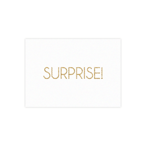 'Surprise' Greeting Card