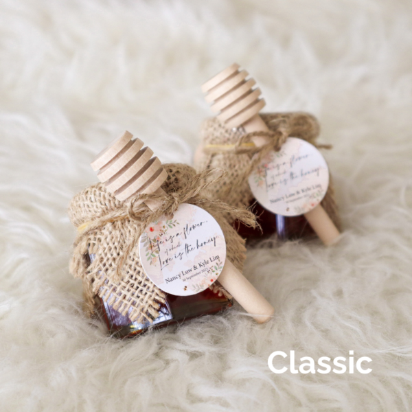 Sweet Honey Jar Wedding Souvenir and Door Gift - Classic