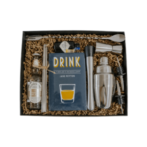 Home Bartending: Happy Hour Kit Full View - Drinks and Beverages Food Gift Set by A Little Thing