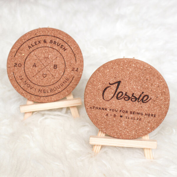 Wedding Souvenir - Cork Coaster