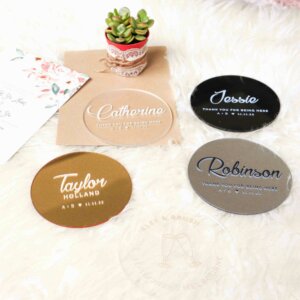Acrylic Coaster Party Gifts, Goodie Bag, Appreciation Gifts
