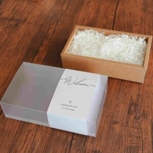 Signature Kraft Box with Sleeve by A Little Thing