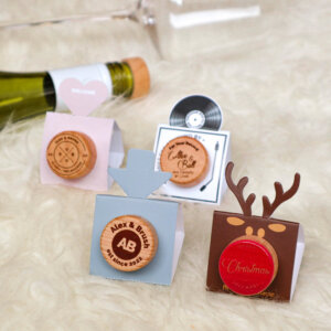 Personalised Wine Stopper Bookmark for Door Gift Ideas