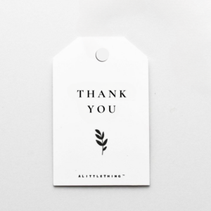 Curate a Gift - Thank You Olive Branch Tag