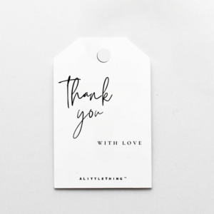 Curate a Gift - Thank You with Love Tag