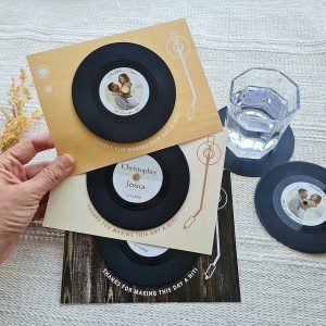 Vintage Music Themed Wedding Door Gift