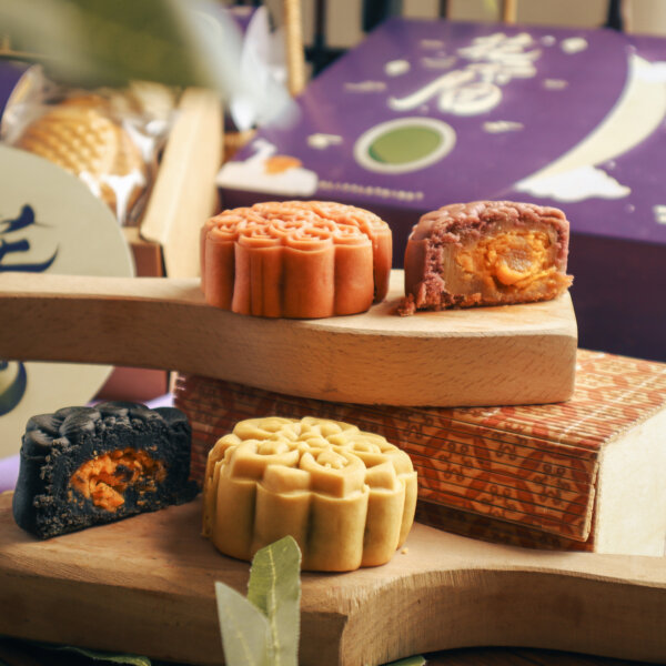 Various Mooncakes Display by A Little Thing