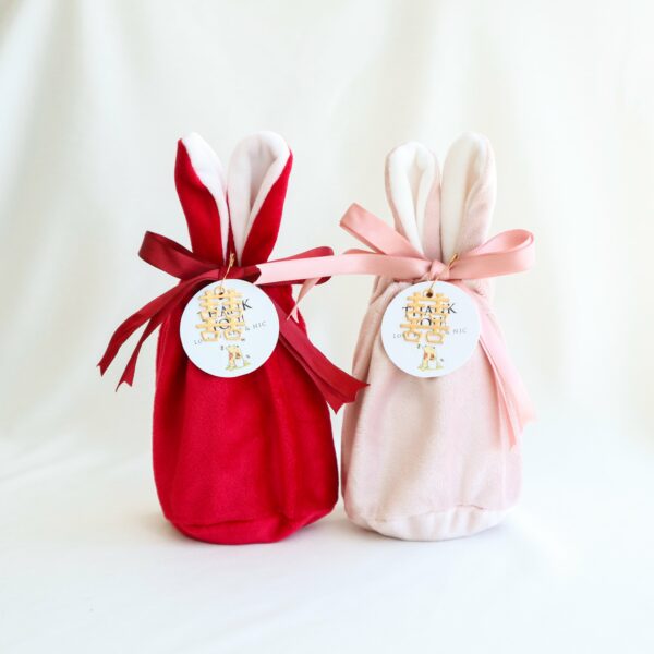 Bunny Rose Tea Pair by A Little Thing